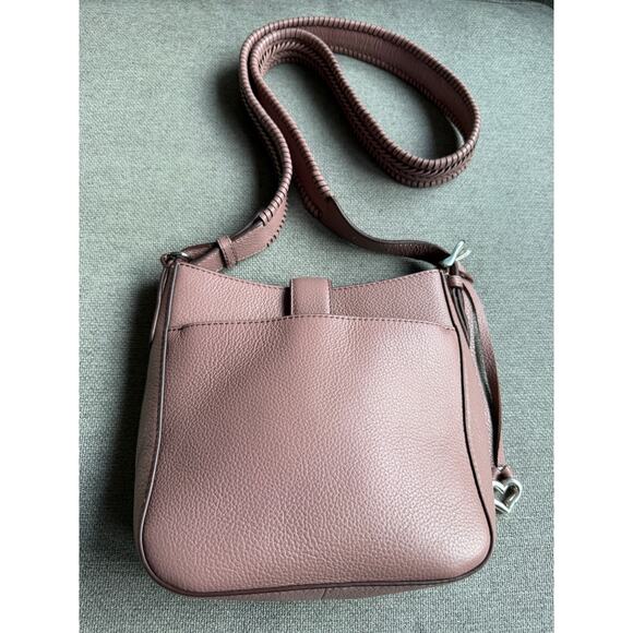 Brighton Fia Crossbody Leather Bag French Mauve - Picture 4 of 15